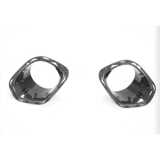 Carbon Fibre Fog Light Trims for BMW F55 F56 Mini Cooper S & JCW 14-22