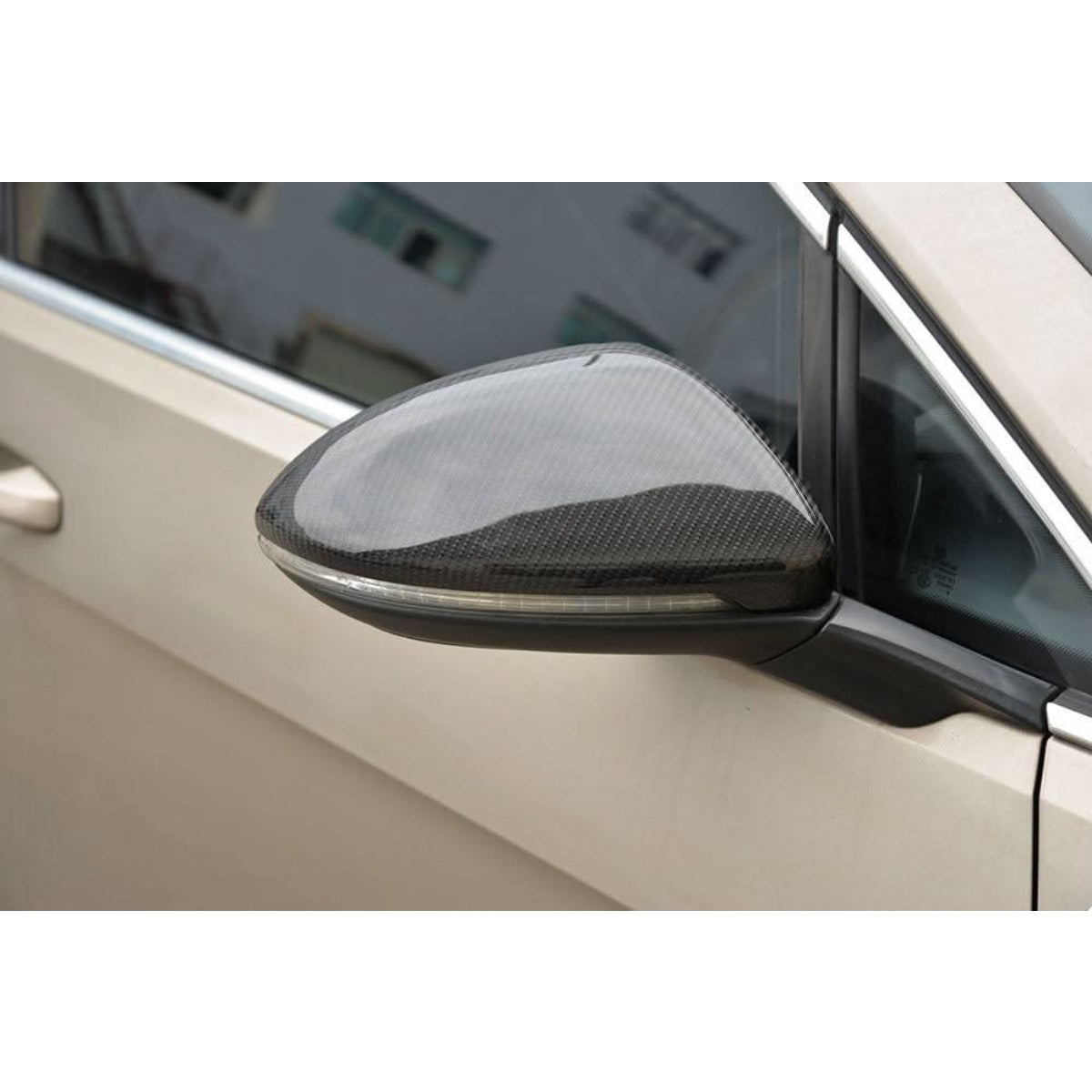 OEM Style Carbon Fibre Replacement Mirror Covers for VW Golf MK7 MK7.5 inc GTI & R 14-20 - Carbon Factory