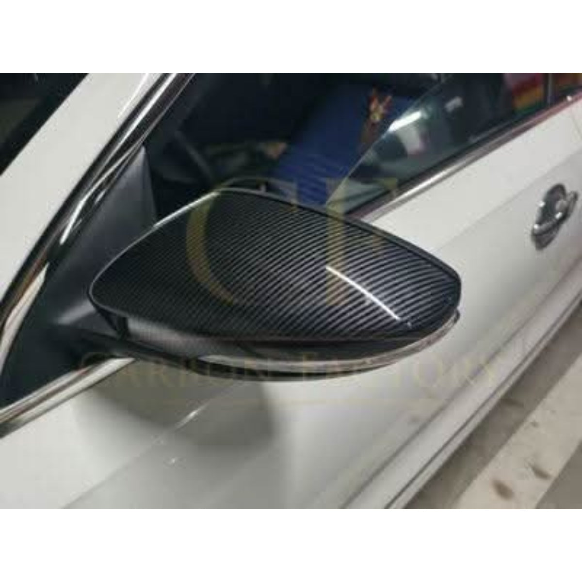 OEM Style Carbon Fibre Replacement Mirror Covers for VW Golf MK7 MK7.5 inc GTI & R 14-20 - Carbon Factory