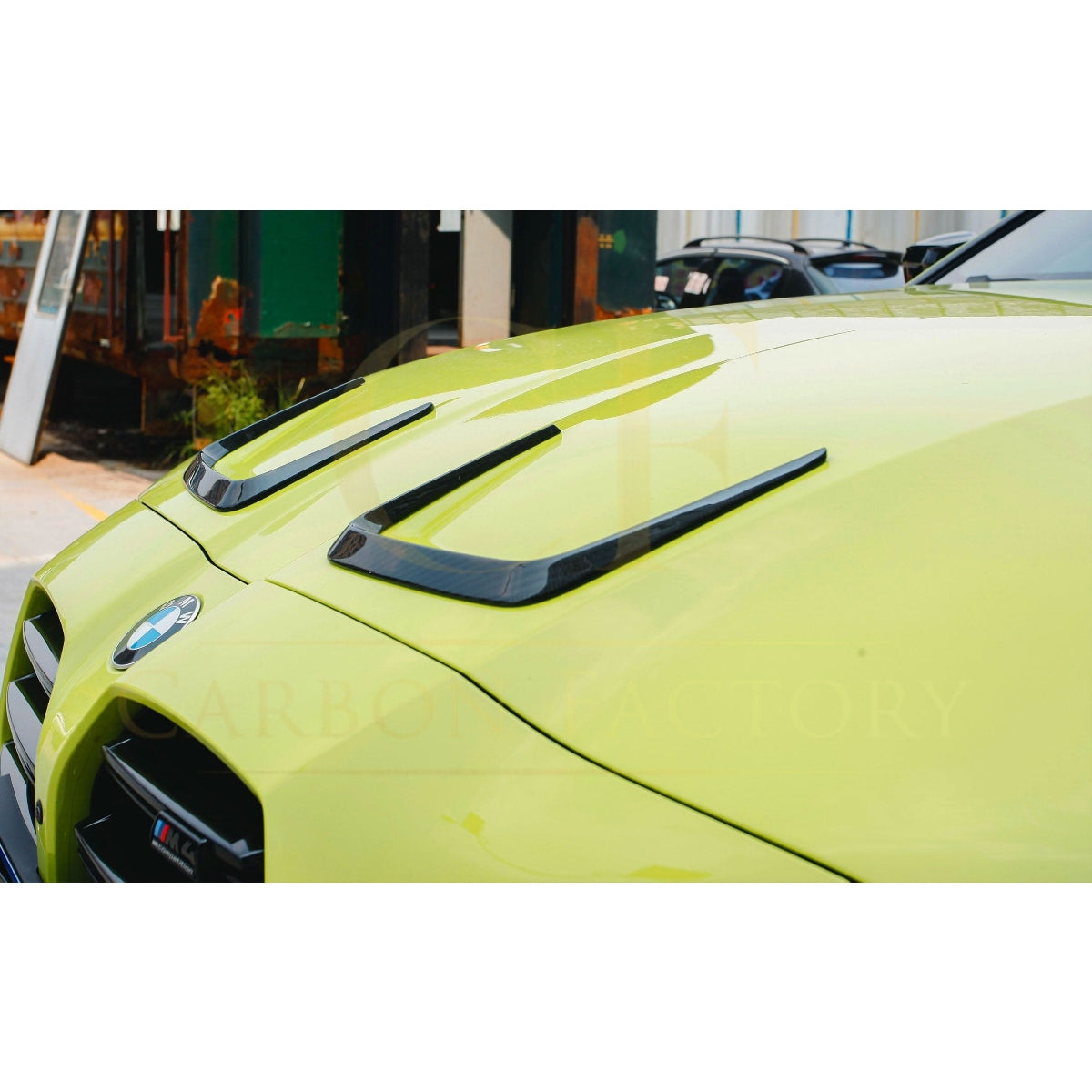 Pre-Preg Carbon Fibre Bonnet Hood Trims for BMW G80 M3 G82 G83 M4 21-Present - Carbon Factory