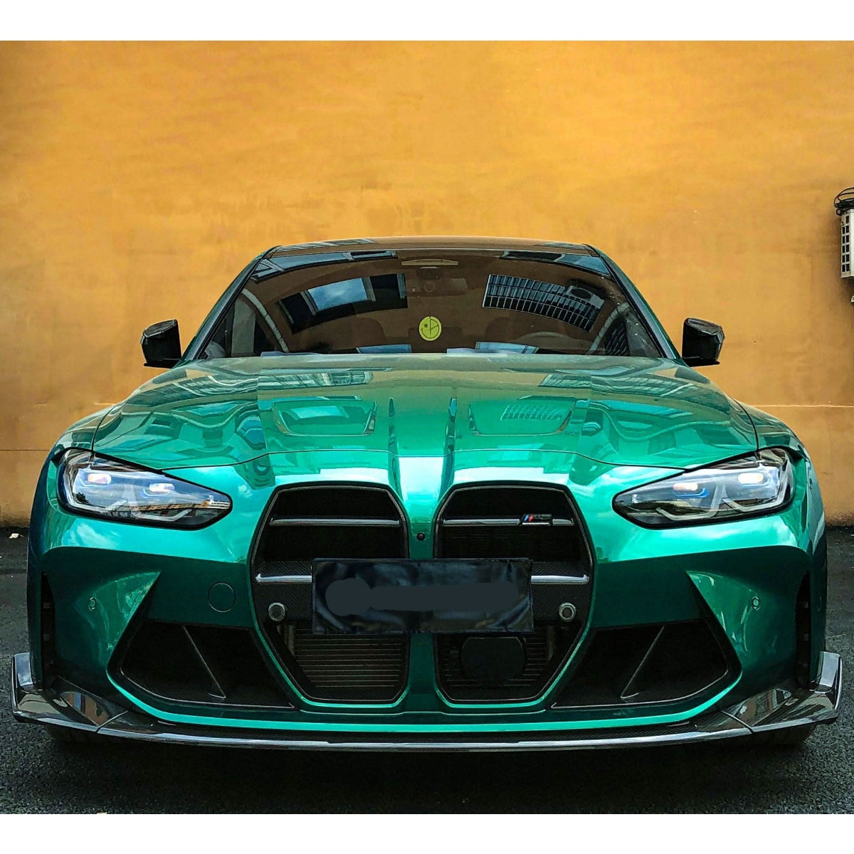 CS Style Pre-Preg Carbon Fibre Front Splitter for BMW G80 M3 G82 G83 M4 21-Present - Carbon Factory
