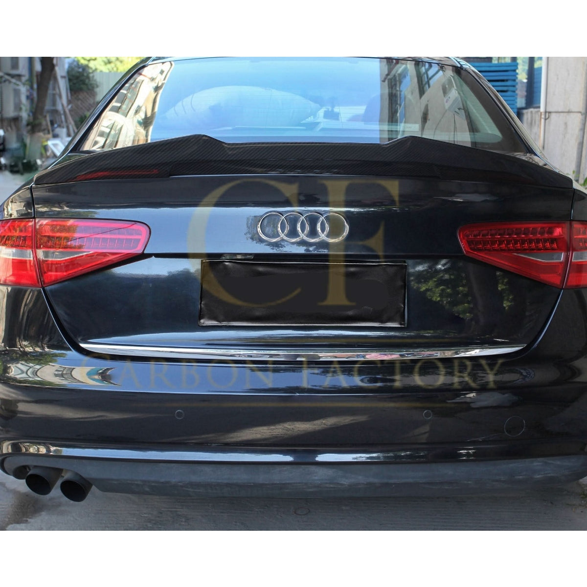 PSM Style Pre-Preg Carbon Fibre Boot Spoiler for Audi B8 B8.5 A5 S5 RS5 4 Door 07-16 - Carbon Factory