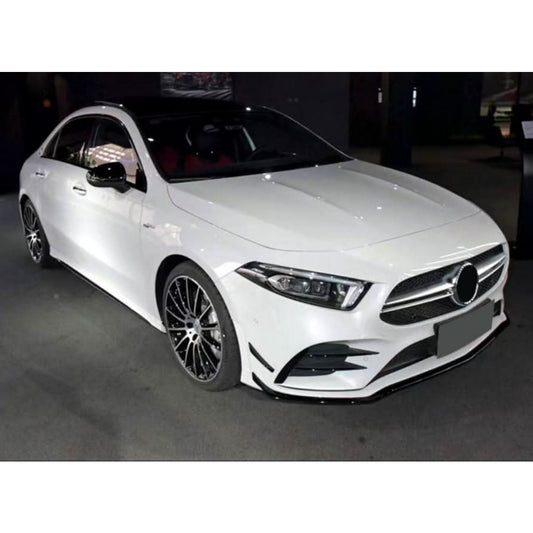 Gloss Black Canards for Mercedes Benz W177 A Class 18-25