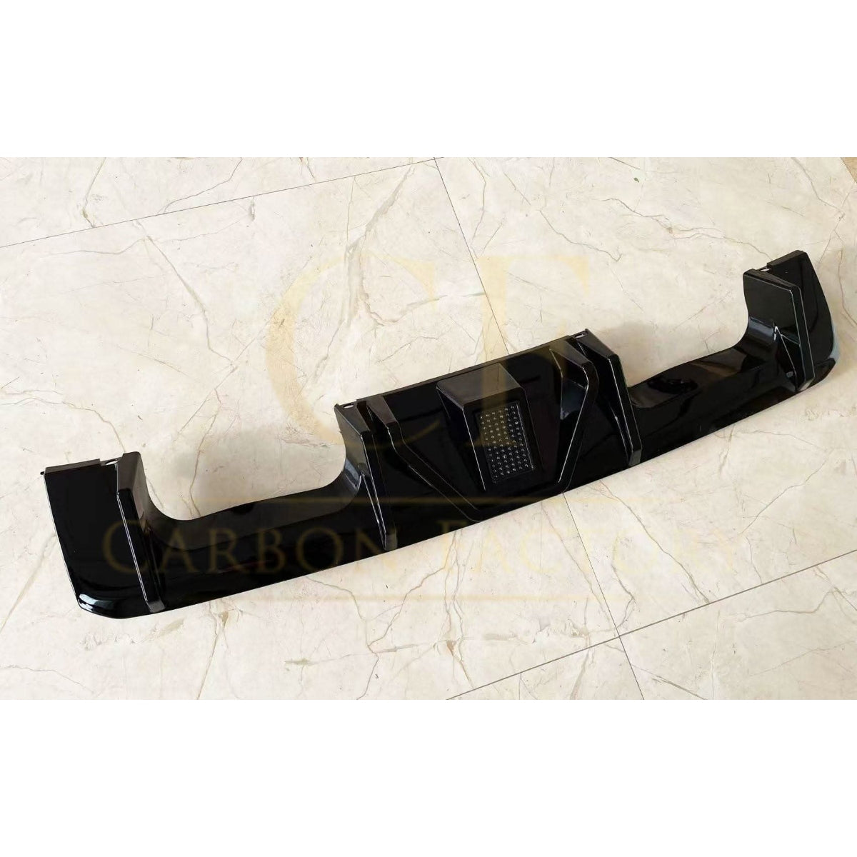 LED Style Gloss Black Rear Diffuser for BMW G80 M3 G82 G83 M4 21-Present - Carbon Factory