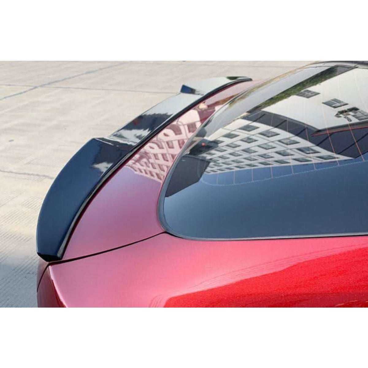 V Style Gloss Black Boot Spoiler for BMW G02 X4 18-Present - Carbon Factory