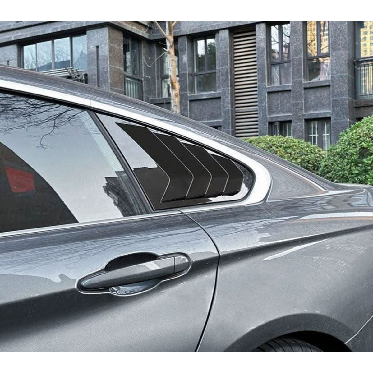 Gloss Black Window Louver Vents for BMW F36 4 Series Gran Coupe 14-20 - Carbon Factory
