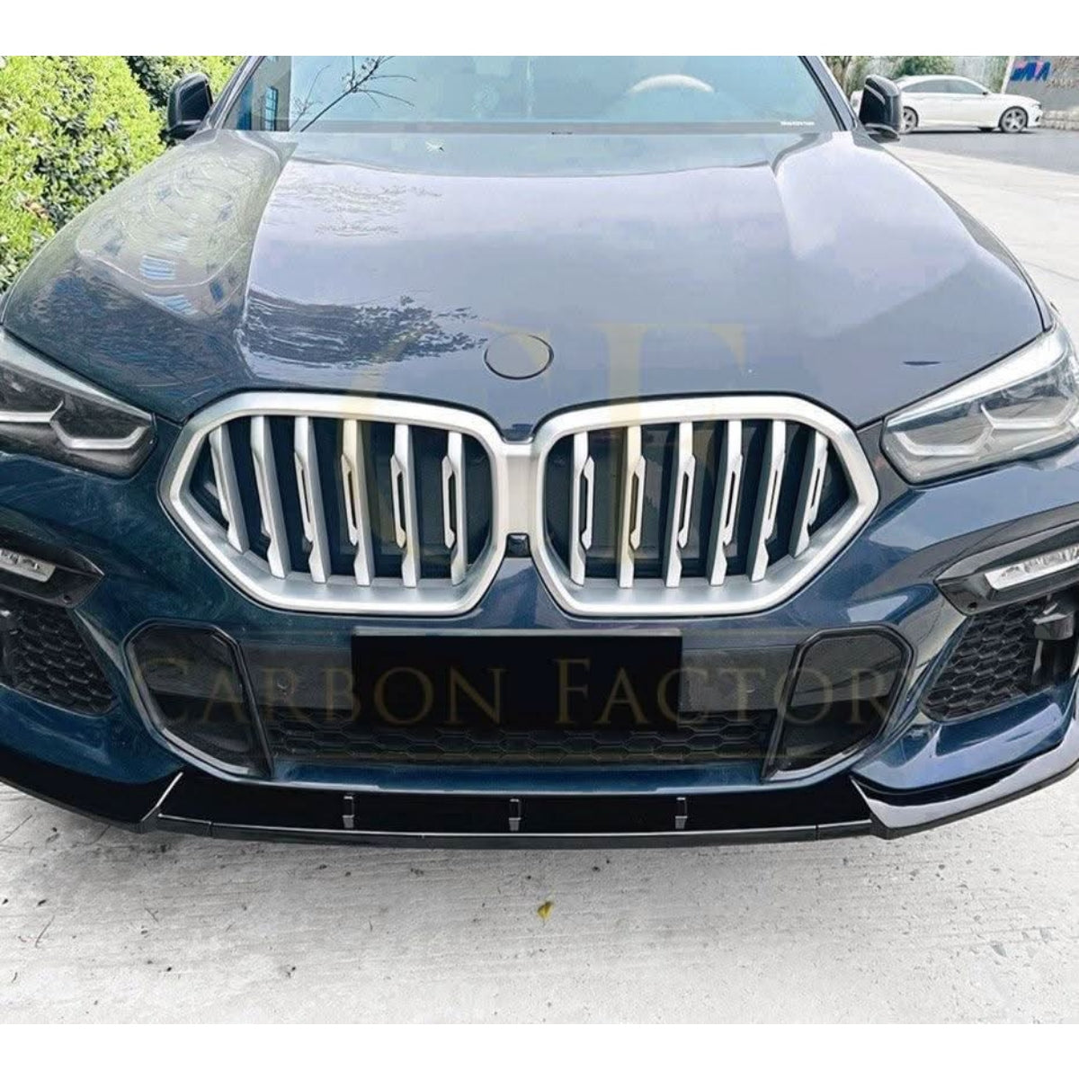 MP Style Gloss Black Front Splitter for BMW G06 X6 Pre-LCI 19-22 - Carbon Factory