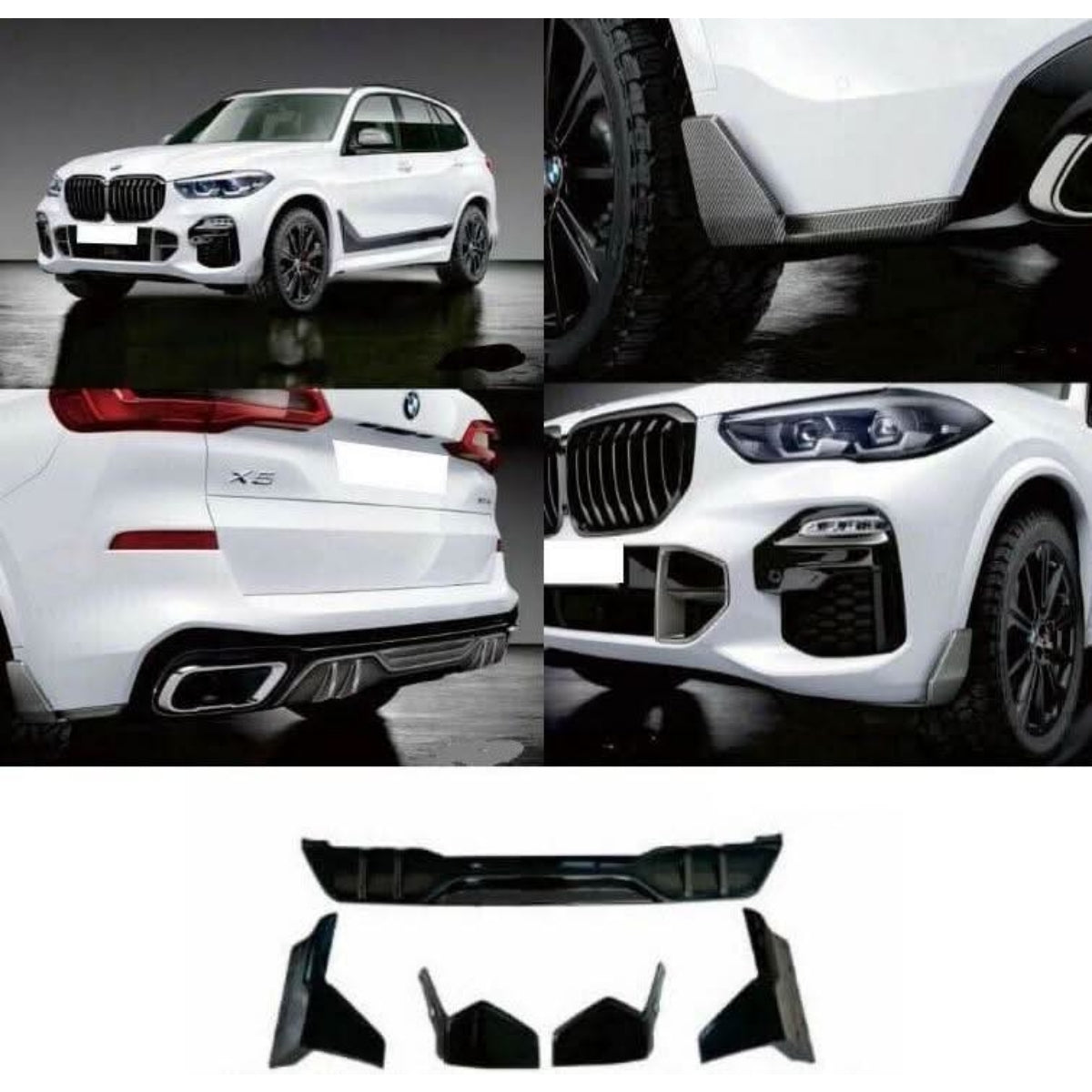 Gloss Black Body Styling Trim Set for BMW G05 X5 19-Present
