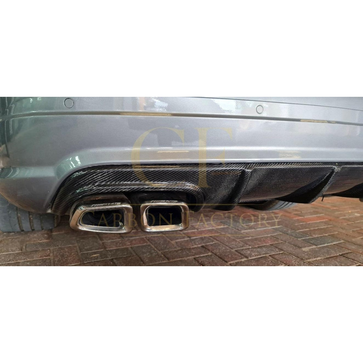 AMG Style Carbon Fibre Rear Diffuser for Mercedes Benz W204 C63 & C Class Pre-Facelift 07-10 - Carbon Factory