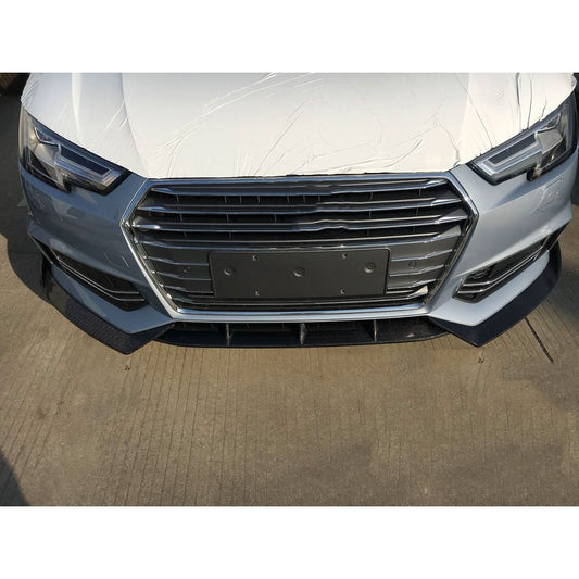 V Style Carbon Fibre Front Splitter for Audi A4 B9 S Line & S4 15-19
