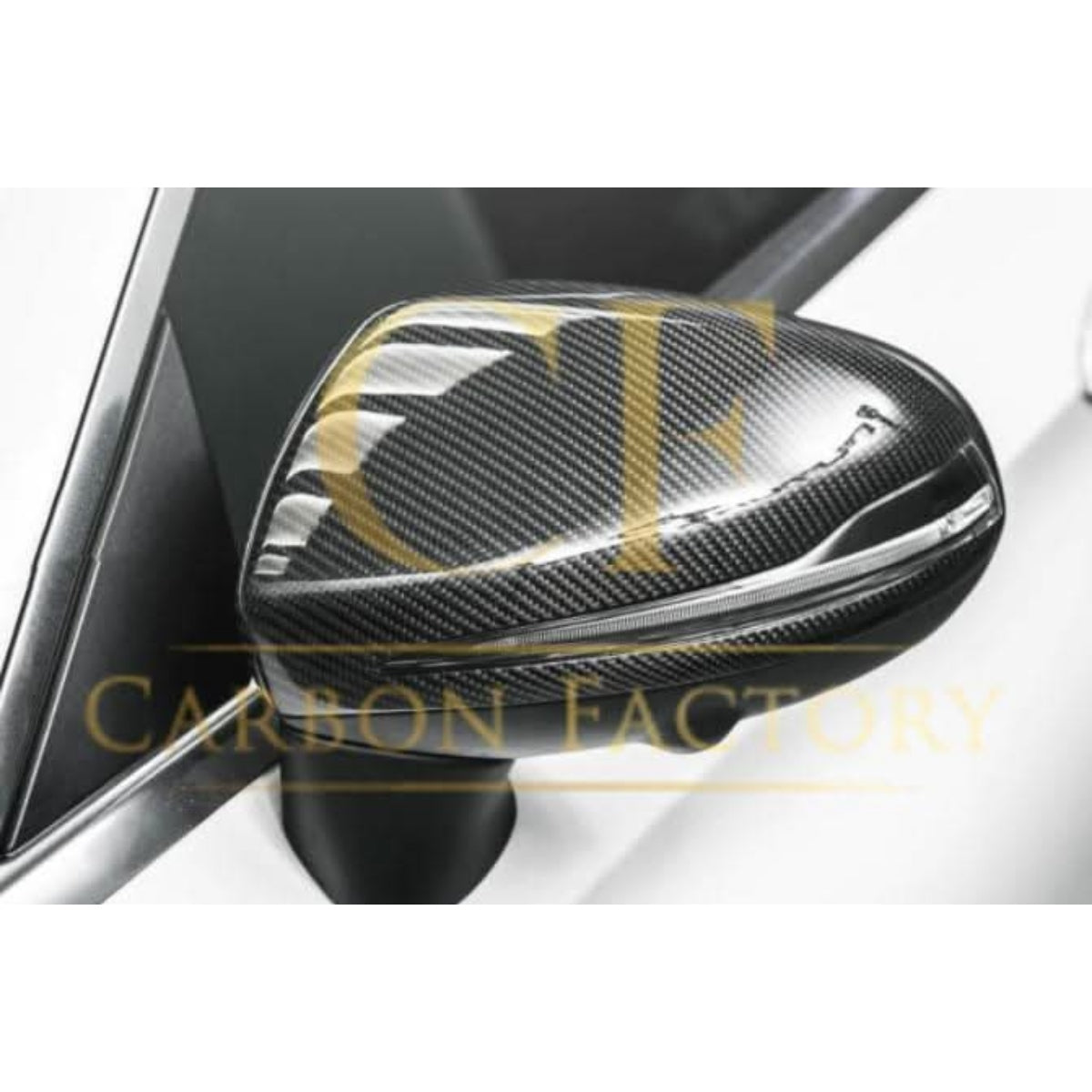 Mercedes Benz W205 W213 W253 W222 Pre-preg Carbon Fibre Replacement Mirror Covers by Carbon Factory - Carbon Factory