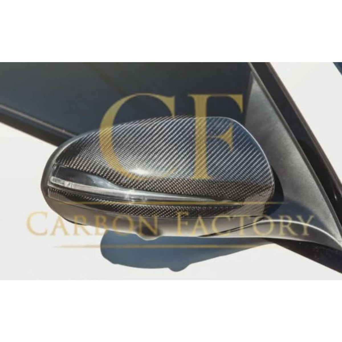Mercedes Benz W205 W213 W253 W222 Pre-preg Carbon Fibre Replacement Mirror Covers by Carbon Factory - Carbon Factory