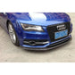 V Style Carbon Fibre Front Splitter for Audi 4G A7 S Line S7 10-18