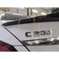 DS Style Pre-Preg Carbon Fibre Boot Spoiler for Mercedes Benz W205 C Class Saloon 15-21