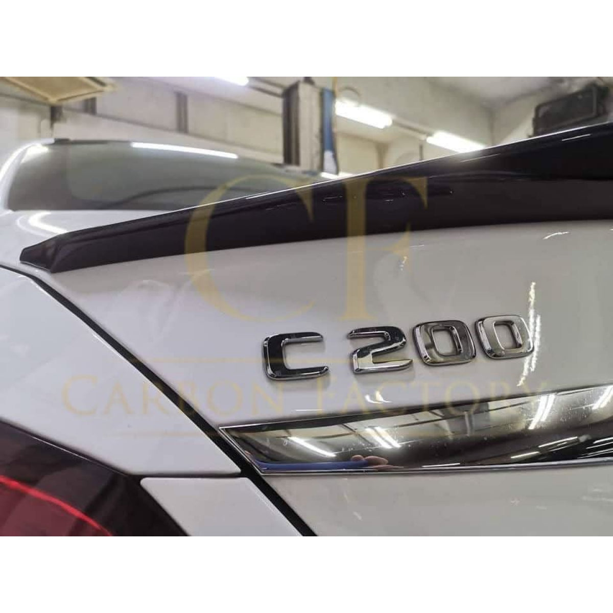 DS Style Pre-Preg Carbon Fibre Boot Spoiler for Mercedes Benz W205 C Class Saloon 15-21 - Carbon Factory