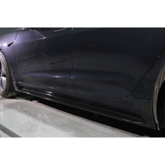 OEM Style Carbon Fibre Side Skirts for Tesla Model 3 16-23