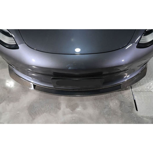 MAD Style Carbon Fibre Front Splitter for Tesla Model 3 16-23