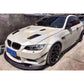 Carbon Fibre Front Bumper Canards 4 Pcs for BMW E90 E92 E93 M3 07-13