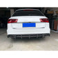 V Style Carbon Fibre Rear Diffuser for Audi C7.5 A6 S Line & S6 15-18