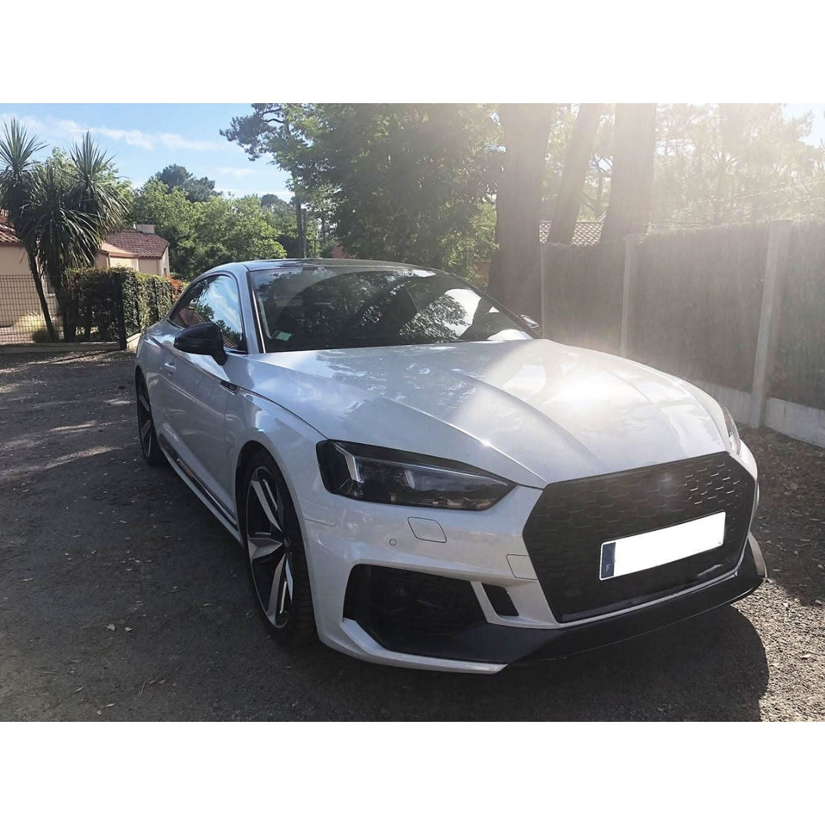 Pre-Preg Carbon Fibre Front Headlight Trims for Audi B9 A5 S5 RS5 17-19