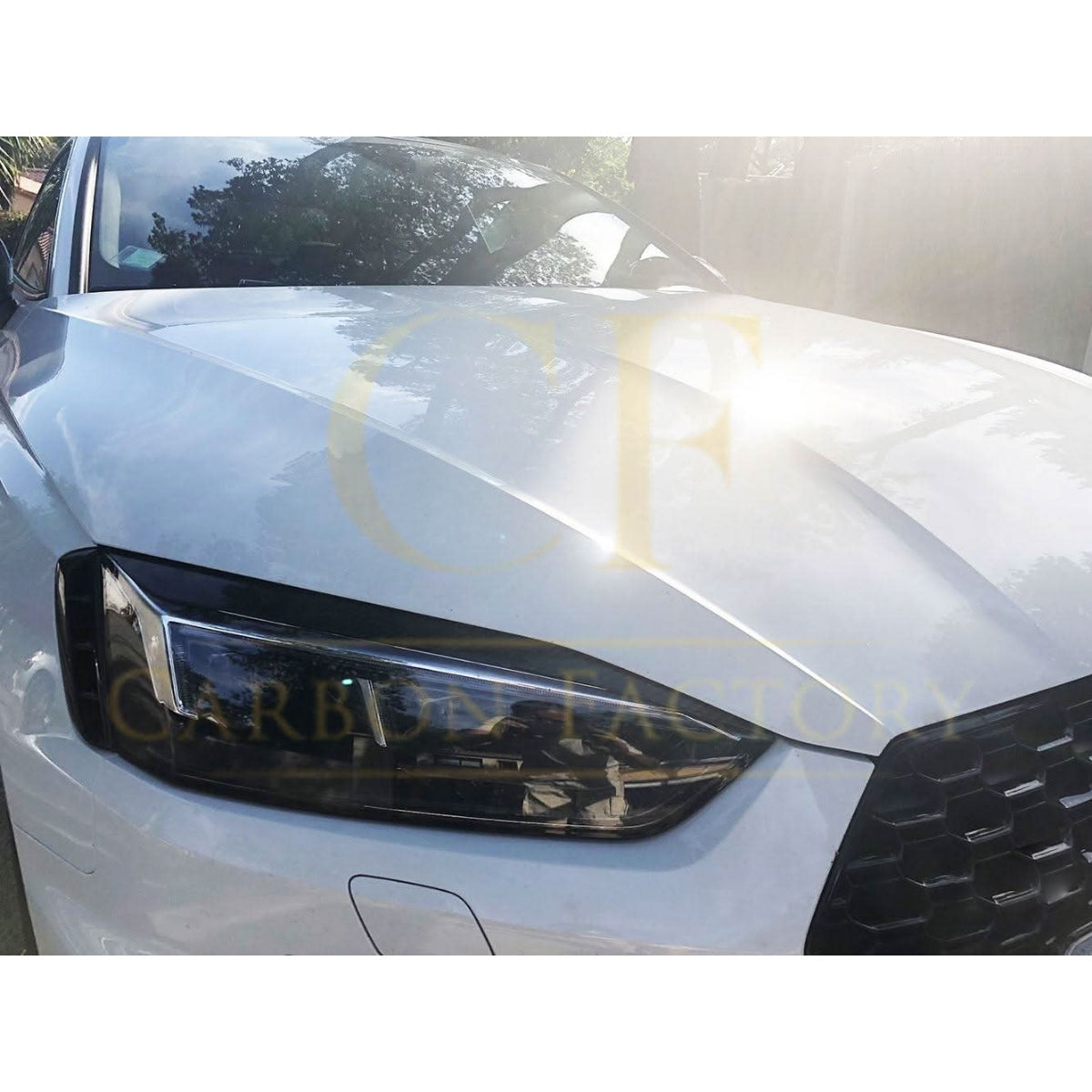 Pre-Preg Carbon Fibre Front Headlight Trims for Audi B9 A5 S5 RS5 17-19 - Carbon Factory