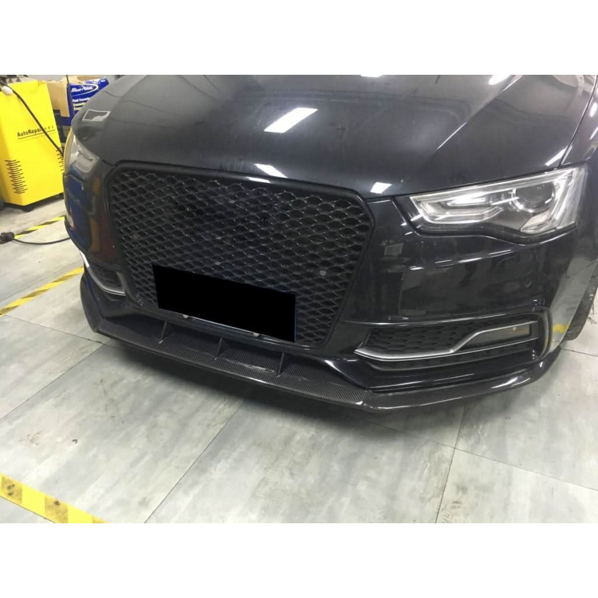 V Style Carbon Fibre Front Splitter for Audi B8.5 S5 A5 S Line 11-16 - Carbon Factory