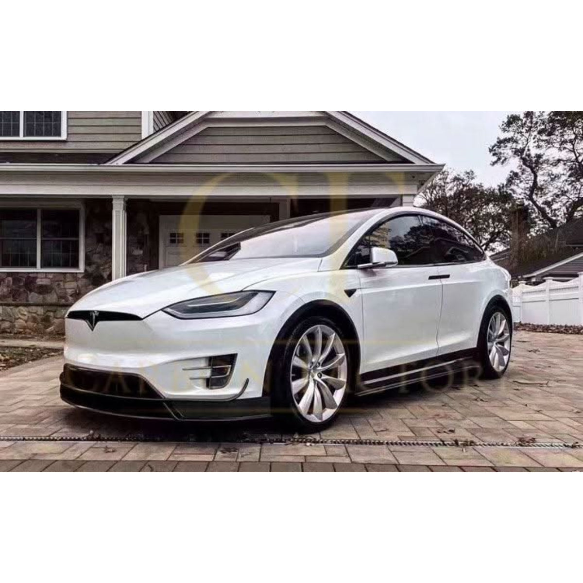 V Style Carbon Fibre Side Skirts for Tesla Model X 16-Present - Carbon Factory