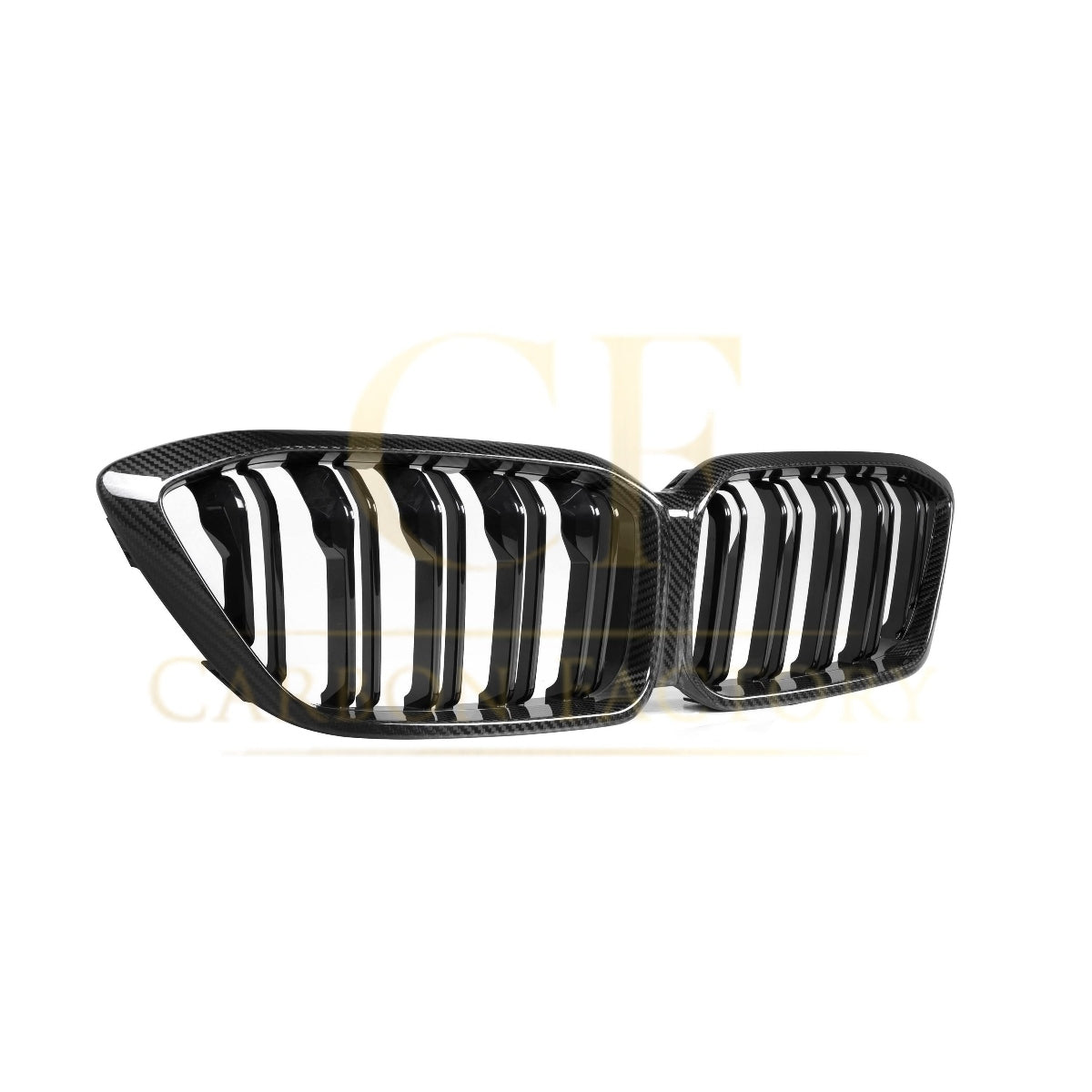 Double Slat Pre-preg Carbon Fibre Front Grille for BMW F87 M2C LCI Competition 13-20 - Carbon Factory