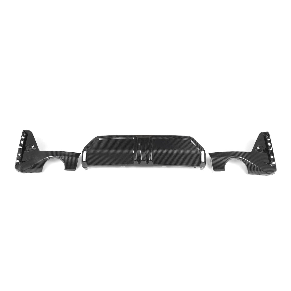 MP Style Carbon Fibre Rear Diffuser for BMW G20 G28 3 Series LCI M Sport 22-25 - Carbon Factory