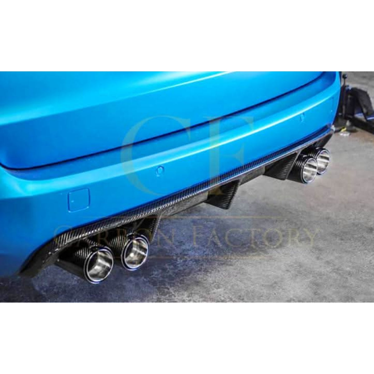 RK Style Carbon Fibre Rear Diffuser for BMW F85 X5M F86 X6M 16-Present - Carbon Factory