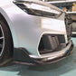 Audi 4K A7 S Line S7 V Style Carbon Fibre Front Splitter 19-22-Carbon Factory