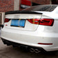Audi A3 S3 RS3 Saloon Carbon Fibre C Style Boot Spoiler 13-20-Carbon Factory
