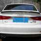 Audi A3 S3 RS3 Saloon Carbon Fibre V Style Boot Spoiler 13-20-Carbon Factory