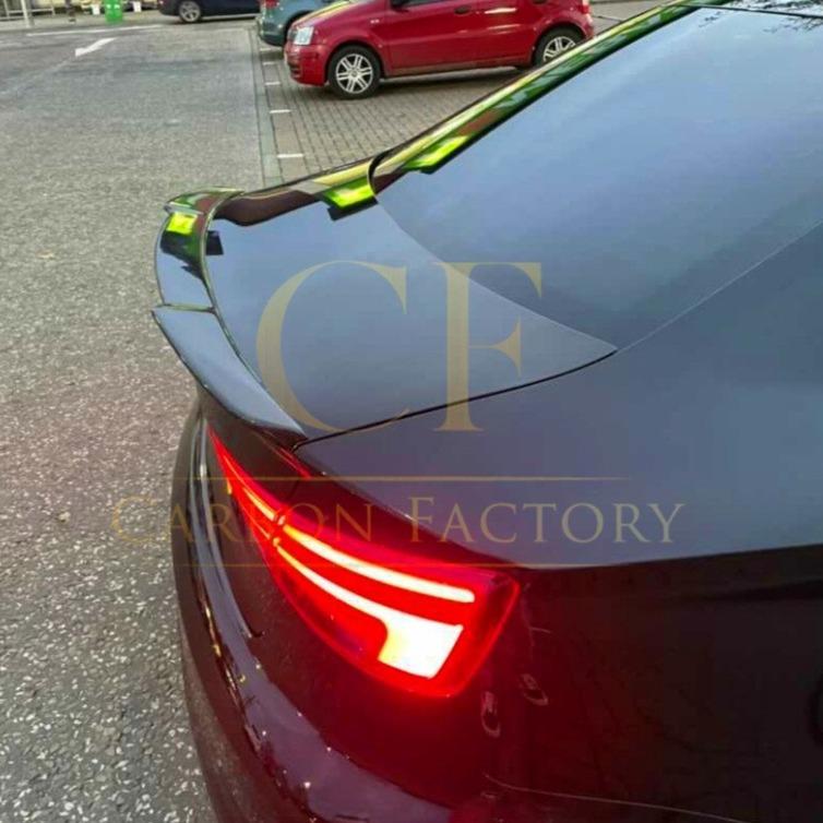 Audi A3 S3 RS3 Saloon Carbon Fibre V Style Boot Spoiler 13-20-Carbon Factory