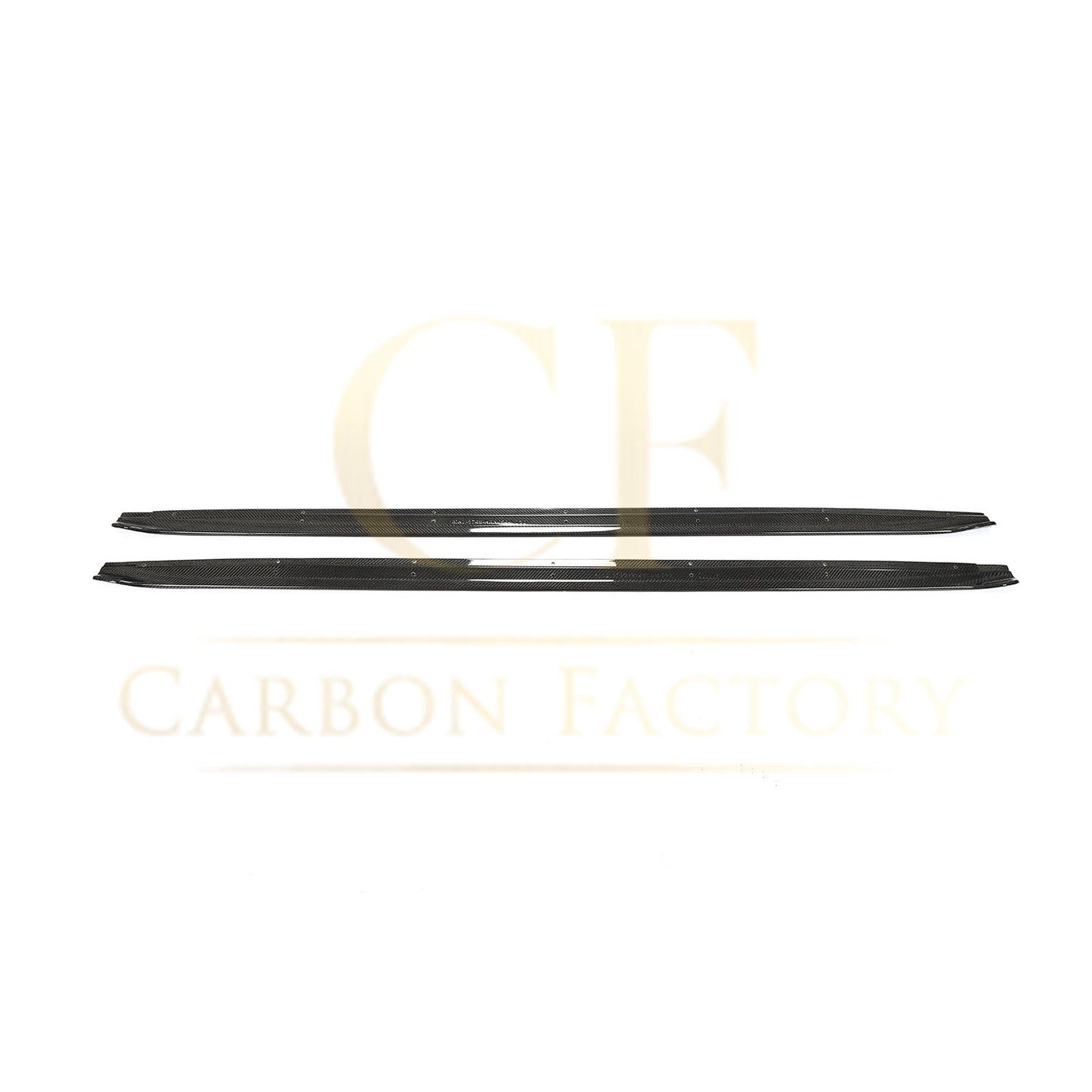 Audi A3 S3 Saloon V Style Carbon Fibre Side Skirt 20-22-Carbon Factory