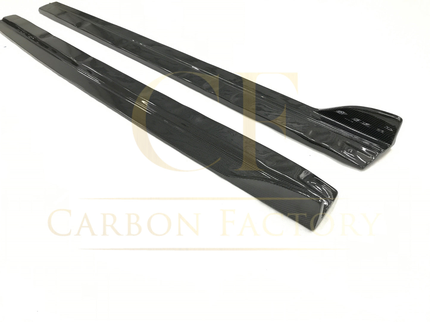 Audi A3 Saloon (Non S Line) RS Style Carbon Fibre Side Skirt 16-19-Carbon Factory