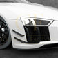 Audi R8 V10 Gen 2 Carbon Fibre M Style Front Splitter 15-19-Carbon Factory