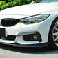 BMW 4 Series F32 F33 F36 2014-2020 Carbon Fibre Front Bumper Upper Trims-Carbon Factory