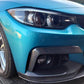 BMW 4 Series F32 F33 F36 2014-2020 Carbon Fibre Front Bumper Upper Trims-Carbon Factory