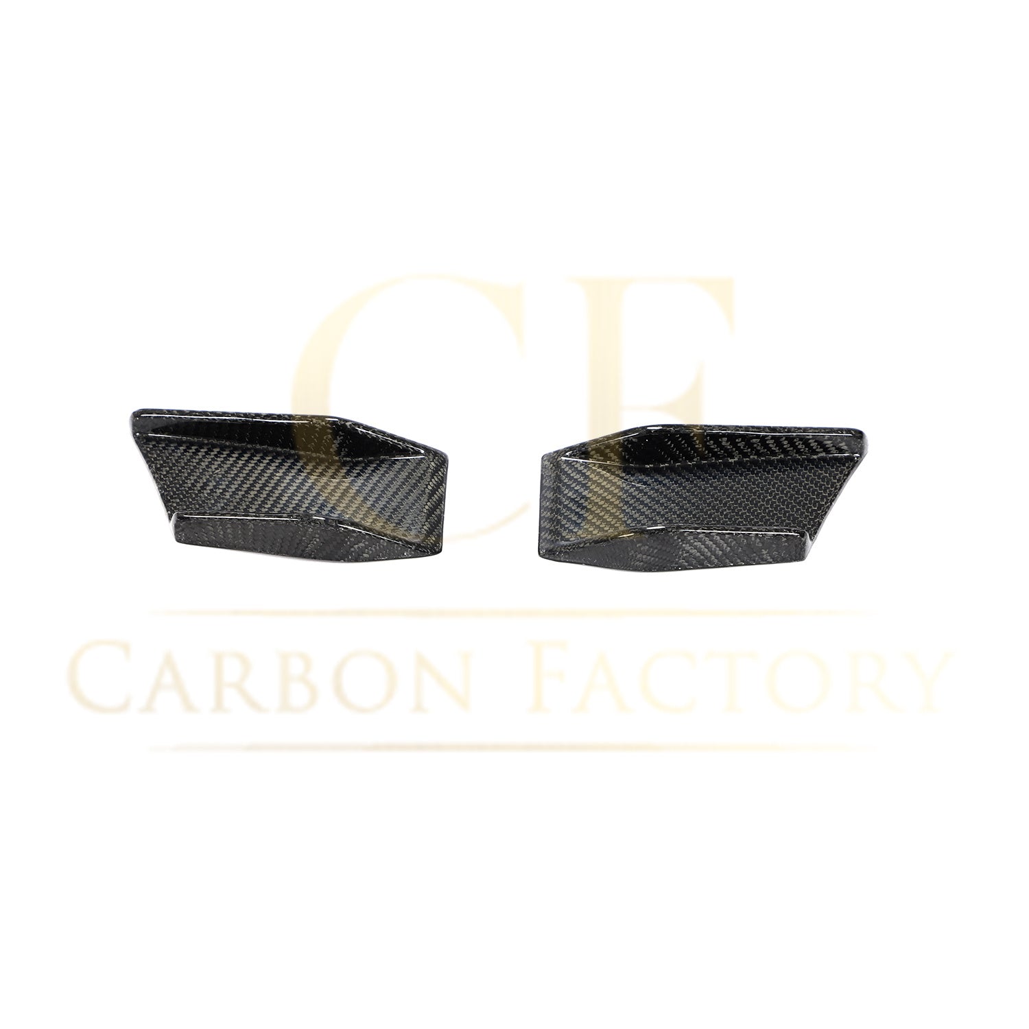 BMW 4 Series G22 G23 Carbon Fibre Front Bumper Canards 20-Present-Carbon Factory