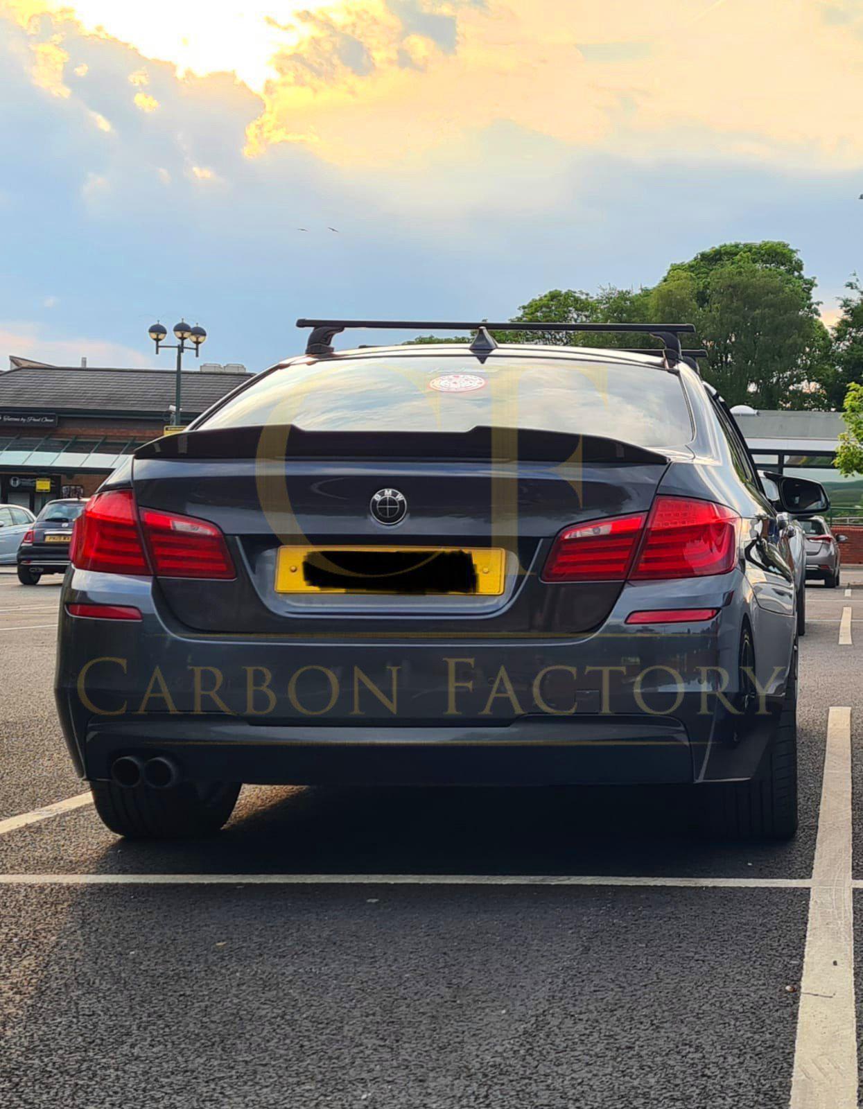 BMW 5 Series F10 inc M5 Carbon Fibre Boot Spoiler PSM Style 10-17-Carbon Factory