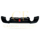 BMW E90 E91 3 Series LED Style Gloss Black Rear Diffuser Dual Exhaust 05-13-Carbon Factory