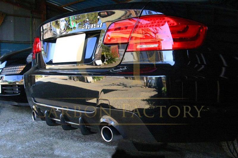 BMW E92 E93 3 Series Carbon Fibre Rear Diffuser Dual Exhaust 07-13-Carbon Factory