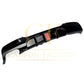 BMW E92 E93 3 Series LED Style Gloss Black Rear Diffuser Twin Exhaust 05-13-Carbon Factory