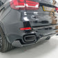 BMW F15 X5 M Sport M Performance Style Carbon Fibre Rear diffuser 13-18-Carbon Factory