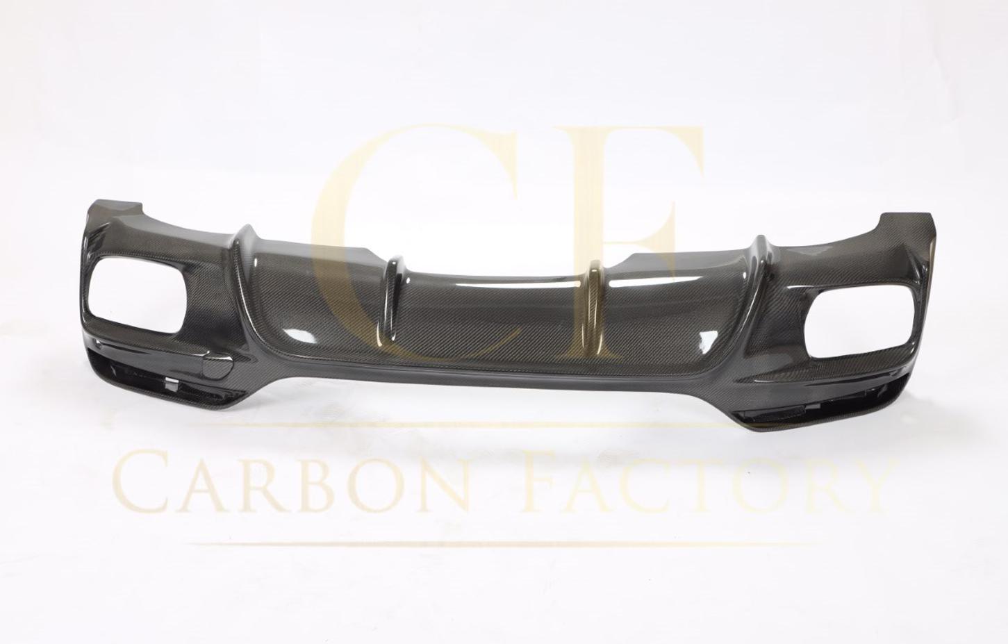 BMW F16 X6 3D Style Carbon Fibre Rear Diffuser 14-18-Carbon Factory