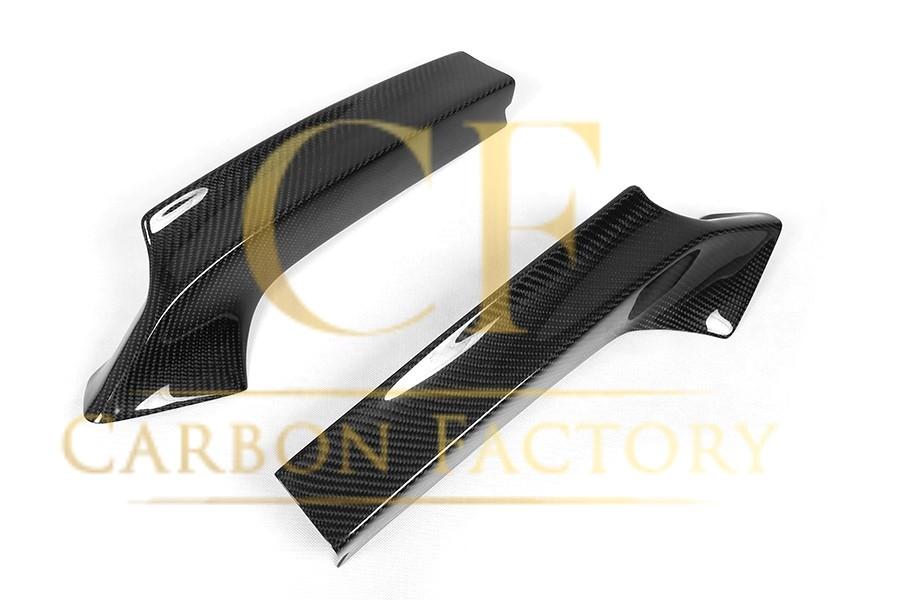 BMW F22 2 Series M Sport Carbon Fibre Front Splitter Covers 14-21-Carbon Factory