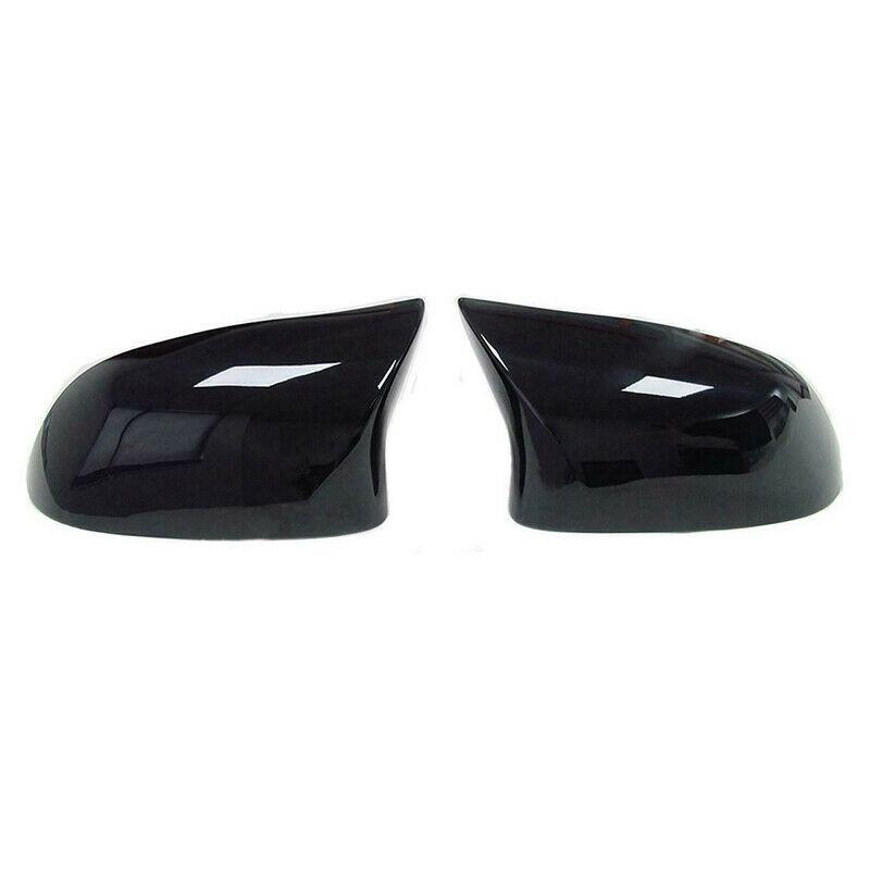 BMW F25 X3 F26 X4 F15 X5 F16 X6 M Performance Style Gloss Black Replacement Mirror Covers 14-18-Carbon Factory