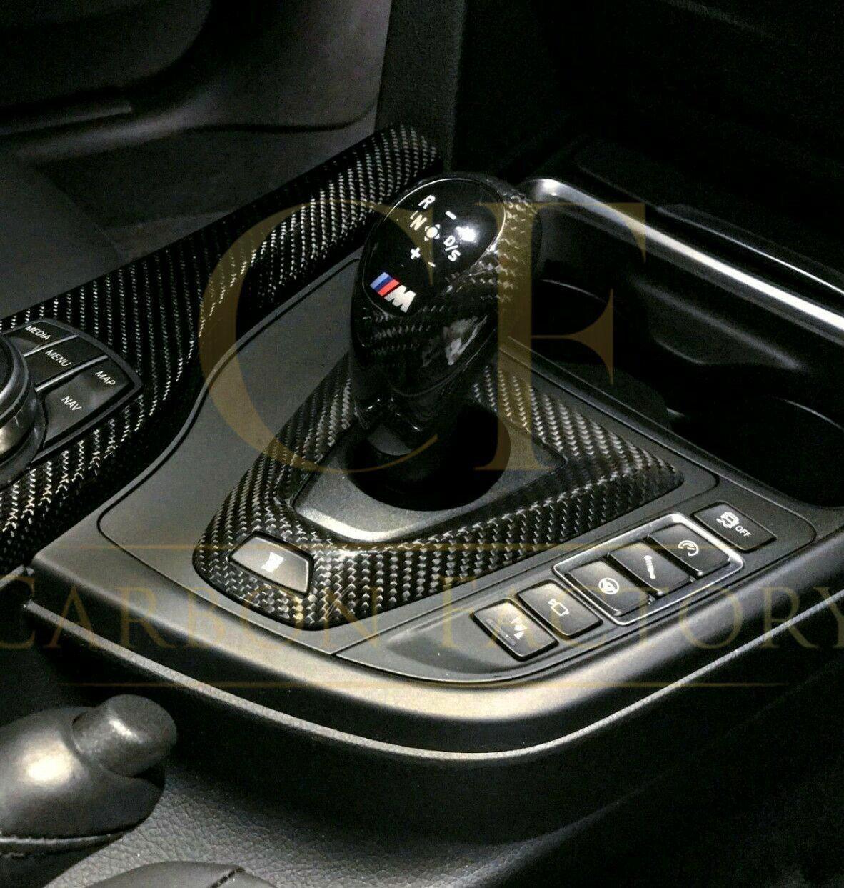 BMW F80 M3 F82 F83 M4 F87 M2 Dry Carbon Fibre Gear Surround Trim 14-20-Carbon Factory