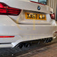 BMW F80 M3 F82 F83 M4 M Performance Style Carbon Fibre Rear Diffuser 14-20-Carbon Factory